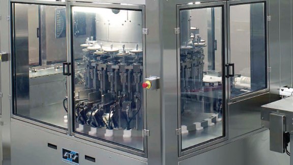Lyoscan system for the inspection of glass vials filled with lyophilized product