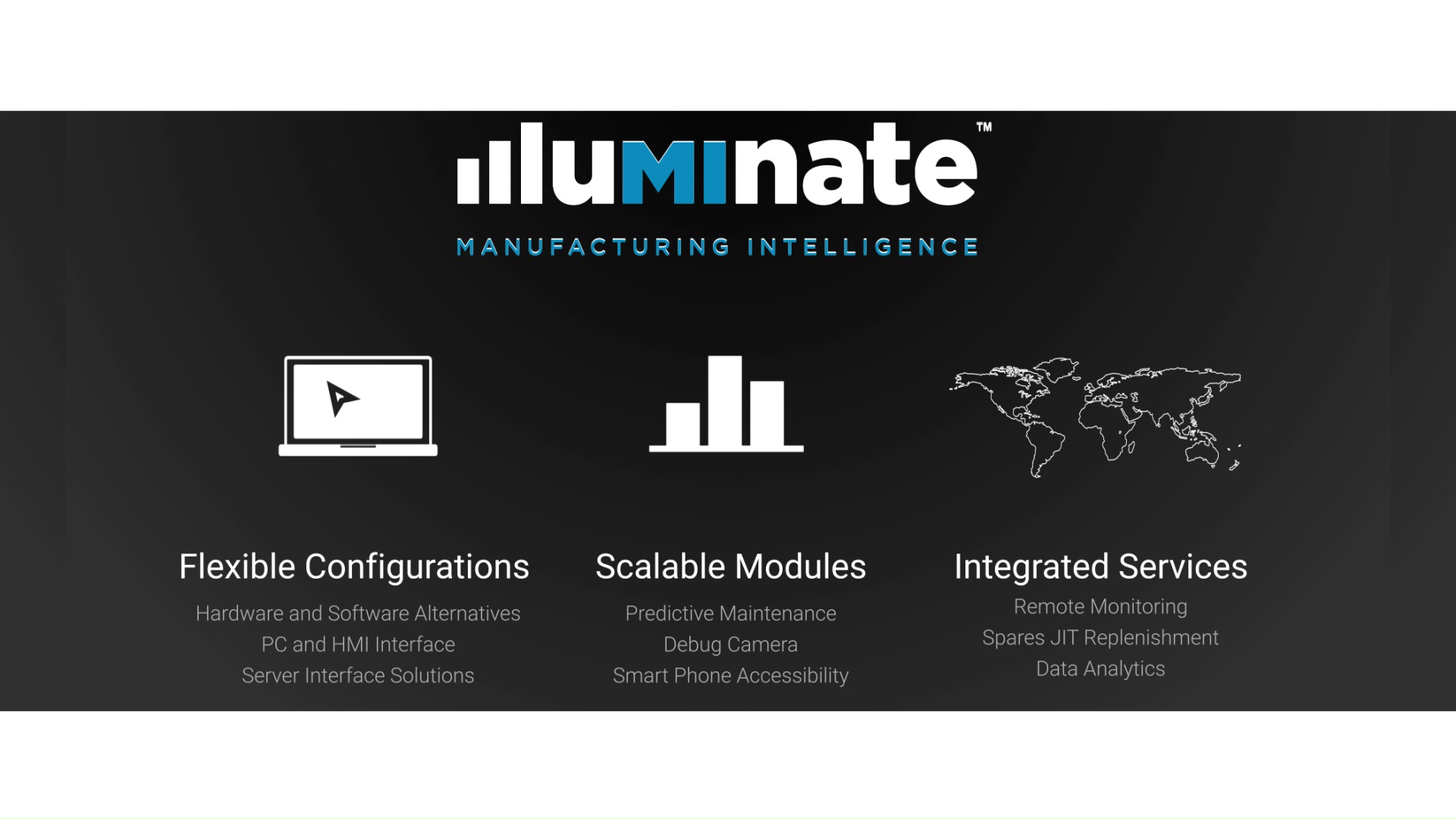 ILLUMINATE™ MANUFACTURING INTELLIGENCE ILLUMINATE™ MANUFACTURING INTELLIGENCE